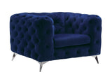 Atronia Blue Chair - Ornate Home
