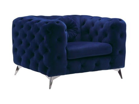 Atronia Blue Chair - Ornate Home