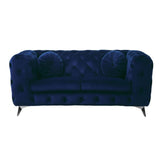Atronia Blue Loveseat - Ornate Home