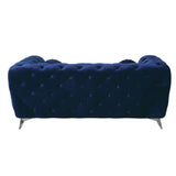 Atronia Blue Loveseat - Ornate Home