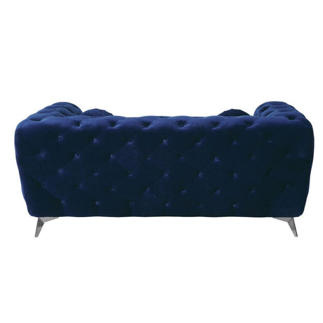 Atronia Blue Loveseat - Ornate Home