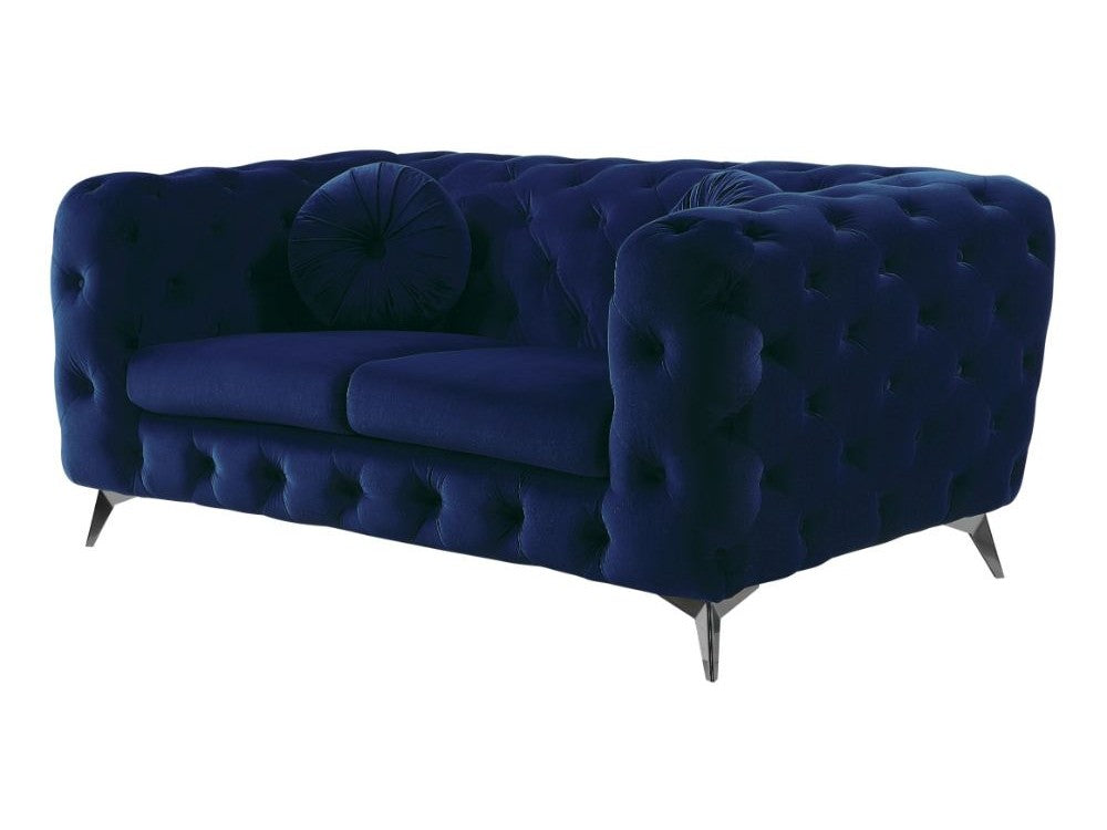 Atronia Blue Loveseat - Ornate Home