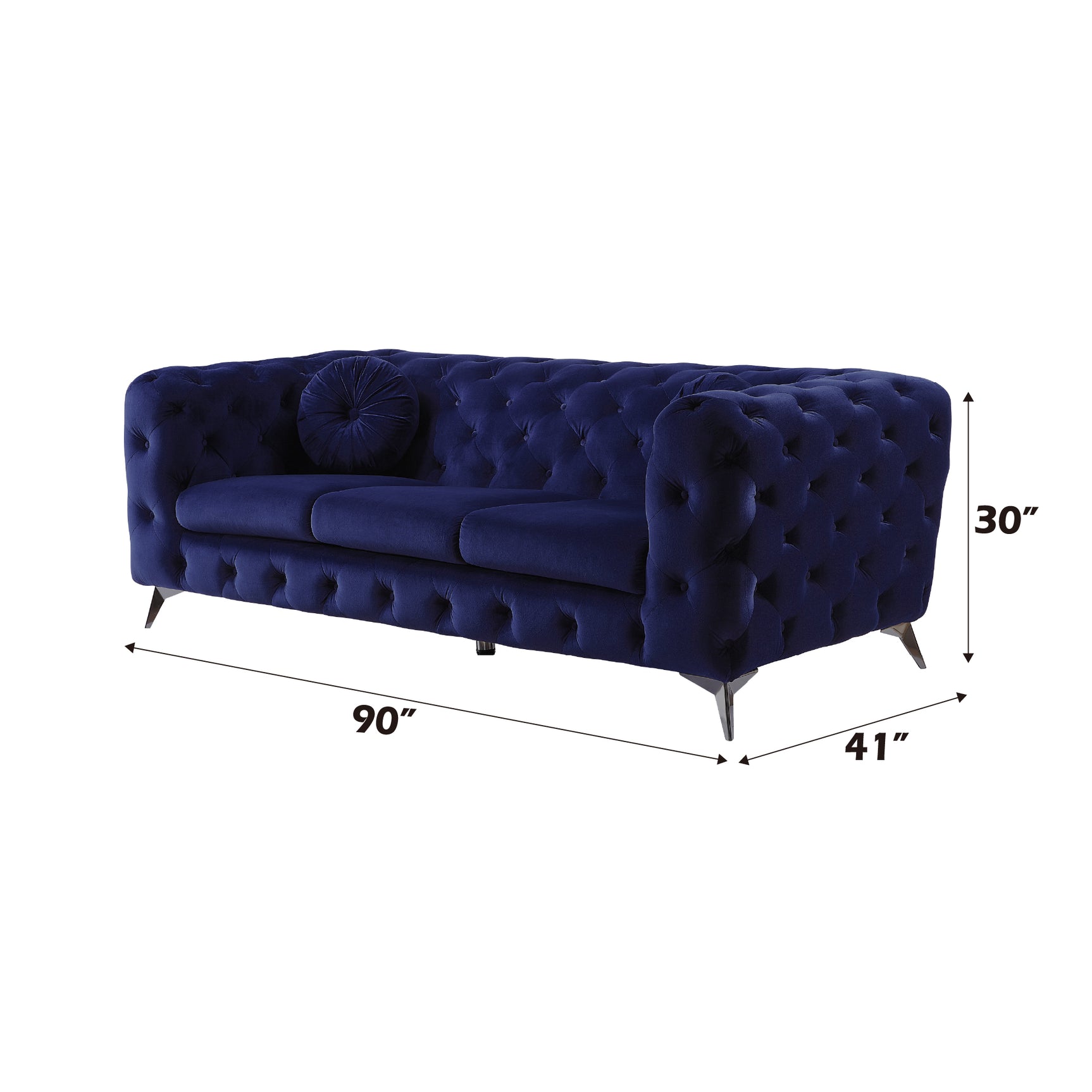 Atronia Blue Sofa - Ornate Home