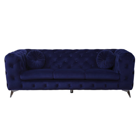 Atronia Blue Sofa - Ornate Home