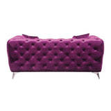 Atronia Purple Loveseat - Ornate Home