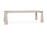 Atrop Milk White Dining Table - Ornate Home