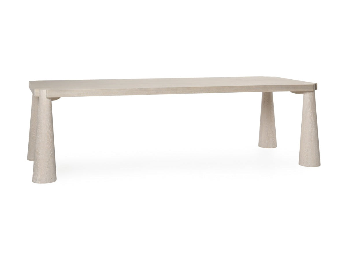 Atrop Milk White Dining Table - Ornate Home