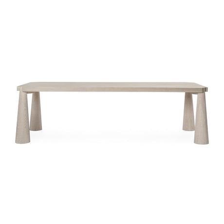 Atrop Milk White Dining Table - Ornate Home