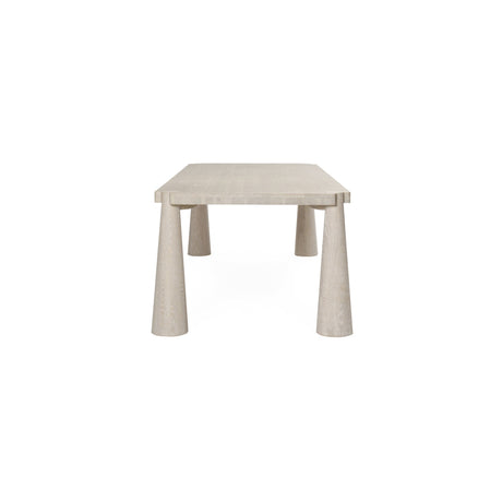 Atrop Milk White Dining Table - Ornate Home