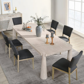 Atrop Milk White Dining Table - Ornate Home