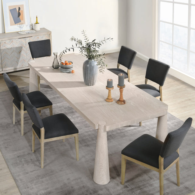 Atrop Milk White Dining Table - Ornate Home