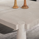 Atrop Milk White Dining Table - Ornate Home