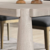 Atrop Milk White Dining Table - Ornate Home