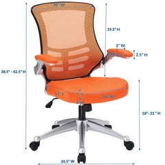 Attainment Orange Office Chair - Ornate Home