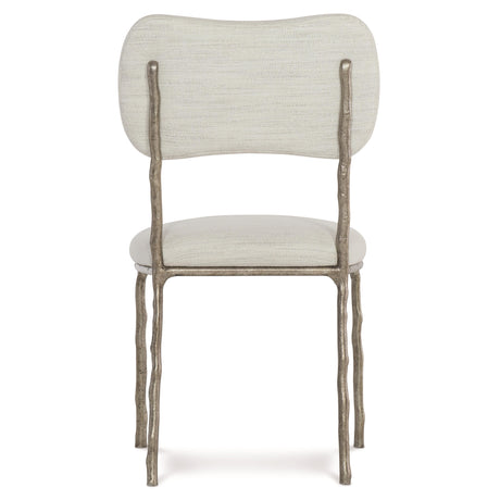 Atticus Soft Grey Fabric Side Chair - Ornate Home