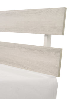 Atticus White Full Platform Bed - Ornate Home