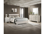 Atticus White Platform Bedroom Set - Ornate Home
