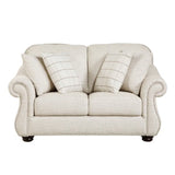Attleboro Beige Loveseat - Ornate Home