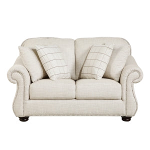 Attleboro Beige Loveseat - Ornate Home
