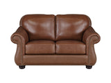 Attleboro Brown Loveseat - Ornate Home
