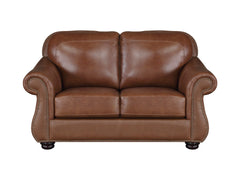 Attleboro Brown Loveseat - Ornate Home