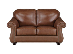 Attleboro Brown Loveseat - Ornate Home