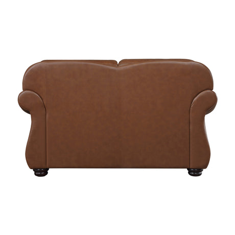 Attleboro Brown Loveseat - Ornate Home