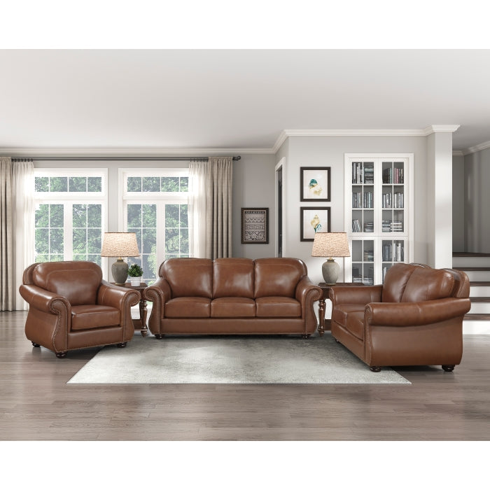 Attleboro Brown Loveseat - Ornate Home