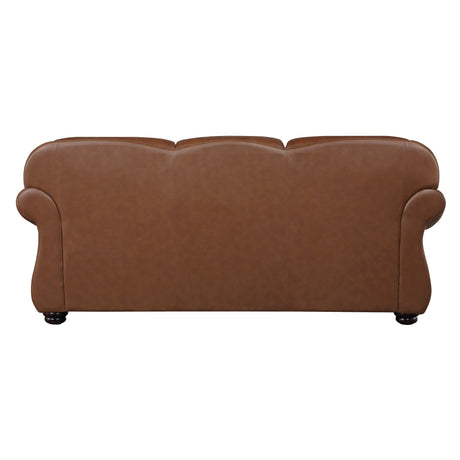 Attleboro Camel Brown Sofa & Loveseat - Ornate Home
