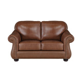 Attleboro Camel Brown Sofa & Loveseat - Ornate Home