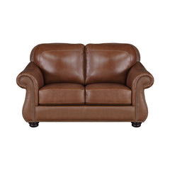 Attleboro Camel Brown Sofa & Loveseat - Ornate Home