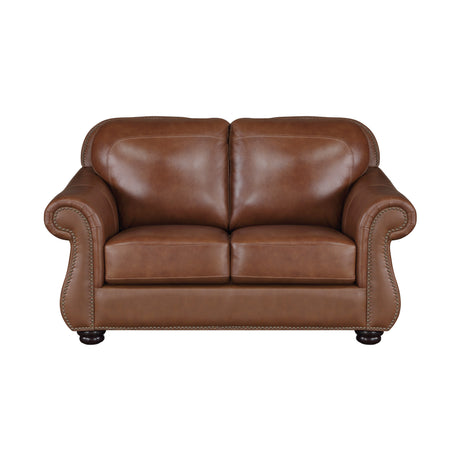 Attleboro Camel Brown Sofa & Loveseat - Ornate Home