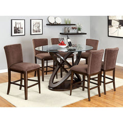 Atwood Dark Walnut Counter Height Chair (Set of 2) - Ornate Home