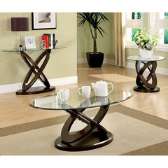 Atwood Dark Walnut Oval Sofa Table - Ornate Home