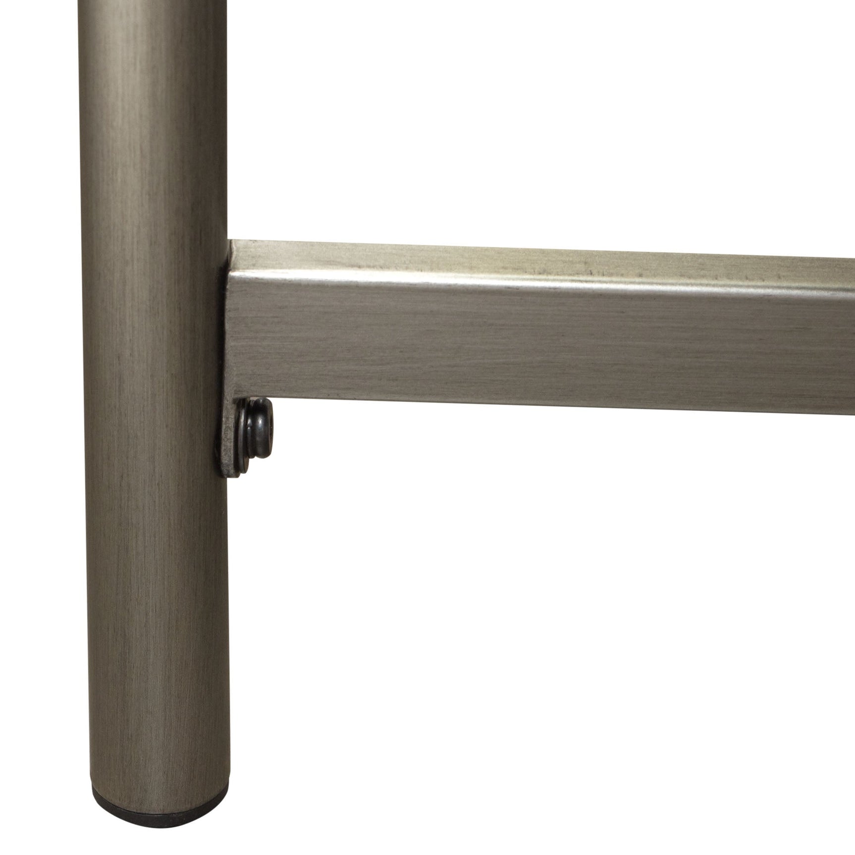 Atwood Grey/Silver Round Coffee Table - Ornate Home