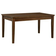 Atwood Warm Brown Rectangular Wood Dining Table - Ornate Home
