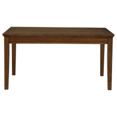 Atwood Warm Brown Rectangular Wood Dining Table - Ornate Home