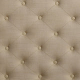 Aubree Beige Cal.King Bed - Ornate Home