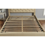 Aubree Beige Cal.King Bed - Ornate Home