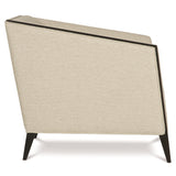 Aubree White/Cream Fabric Chair - Ornate Home