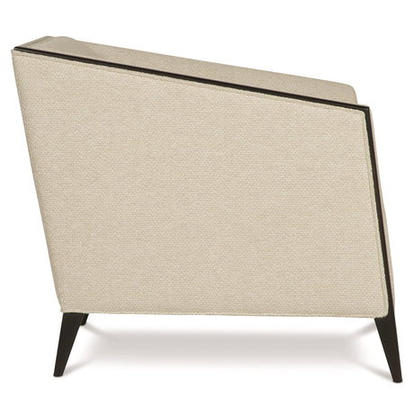 Aubree White/Cream Fabric Chair - Ornate Home