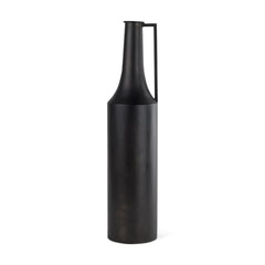 Aubrey Black Large Iron Flower Vase