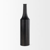 Aubrey Black Large Iron Flower Vase - Ornate Home