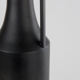 Aubrey Black Large Iron Flower Vase - Ornate Home
