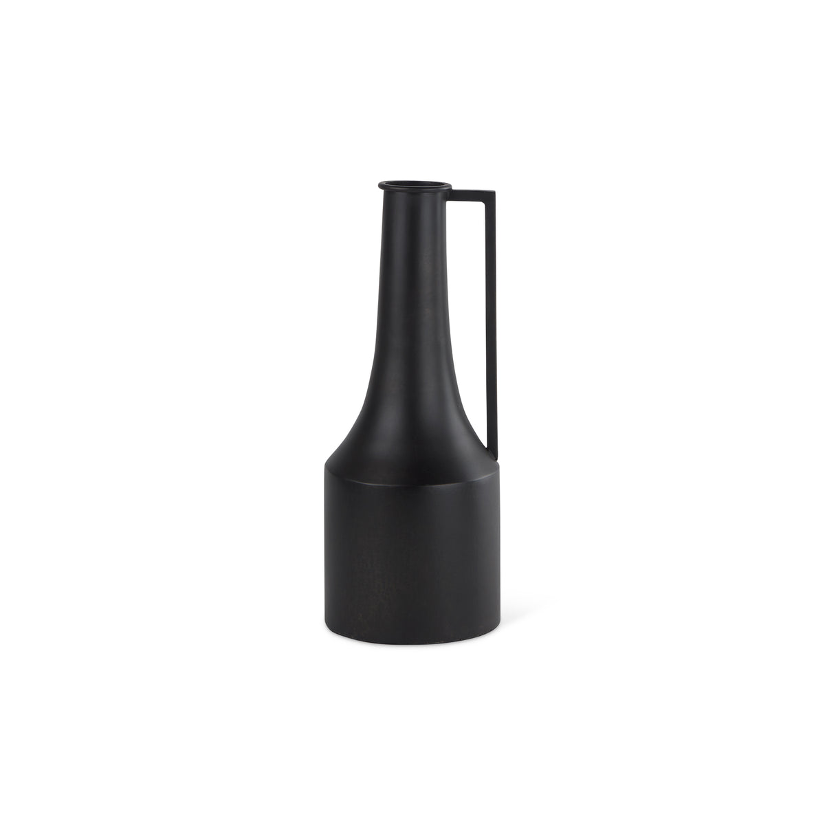 Aubrey Black Small Iron Flower Vase - Ornate Home
