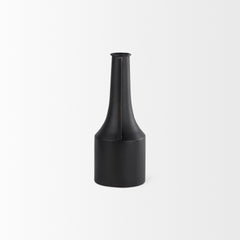 Aubrey Black Small Iron Flower Vase - Ornate Home