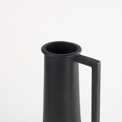 Aubrey Black Small Iron Flower Vase - Ornate Home