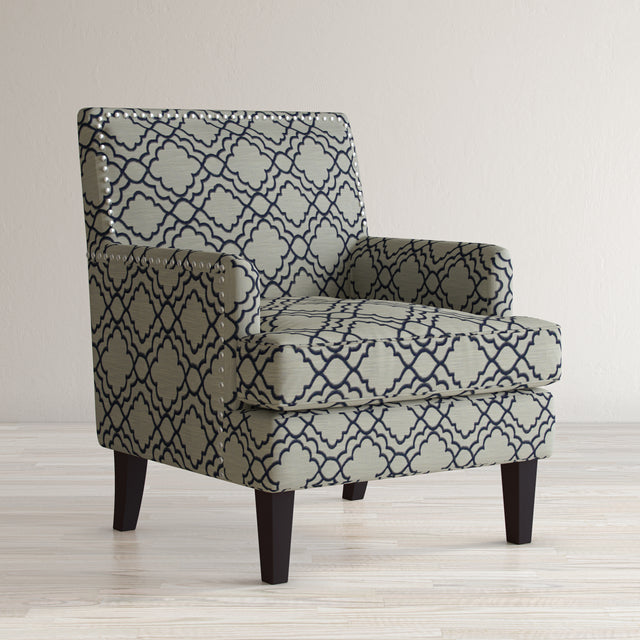 Aubrey Midnight Accent Chair - Ornate Home