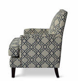 Aubrey Midnight Accent Chair - Ornate Home