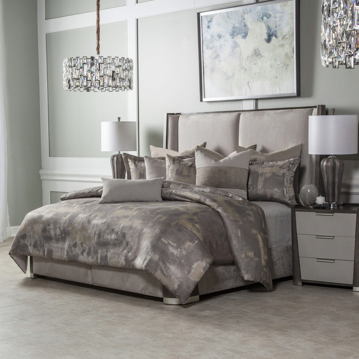Aubrey Patina Comforter Set - Ornate Home